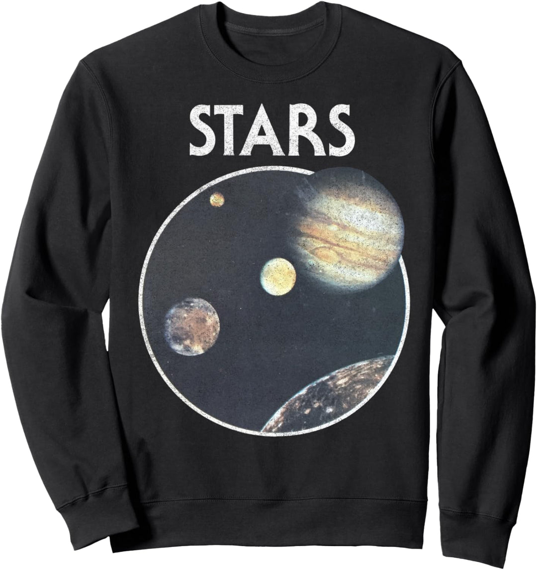 Trendy Stars Galaxy Painting Sweatshirt
