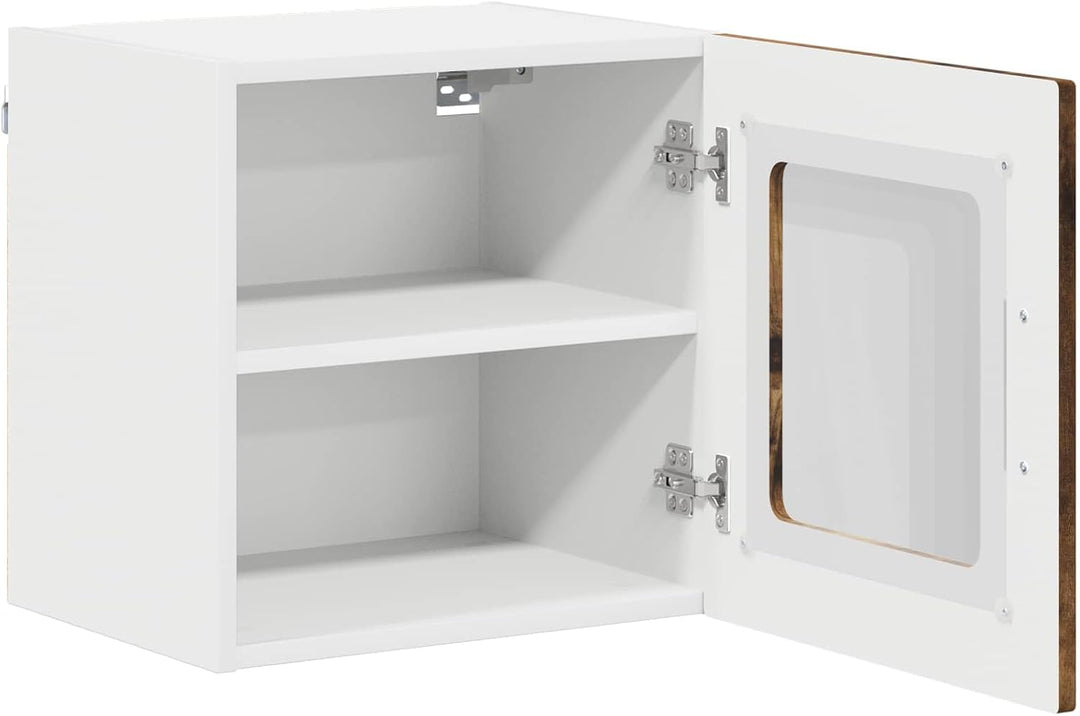 vidaXL Geschirrspülerfront Kalmar Geräucherte Eiche 40 x 31 x 40 cm, Eleganter moderner Küchenregal,