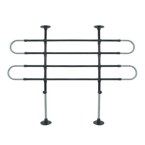 Hundegitter - Gepäckgitter 87/145 x 58/100 cm Hundeschutzgitter - Gepäckschutzgitter, Transportgitte
