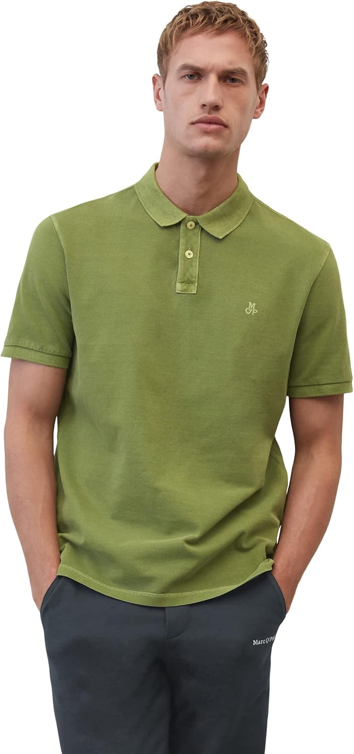 Marc O'Polo Herren Kurzarm-Poloshirt aus Bio-Baumwolle Regular Fit XL 448, XL 448