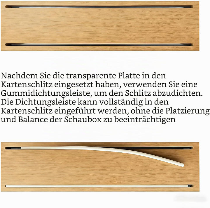 HanYun 3D Bilderrahmen Zum Befüllen mit LED, 21.5X26.5cm Bilderrahmen n tiefer 3.8cm, Objektrahmen 3