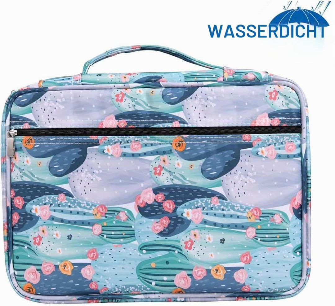 JAKAGO Grosse Federmäppchen XXL mit 220 Schlitze Stifte Aufbewahrung, Wasserdichtes Stiftetasche für