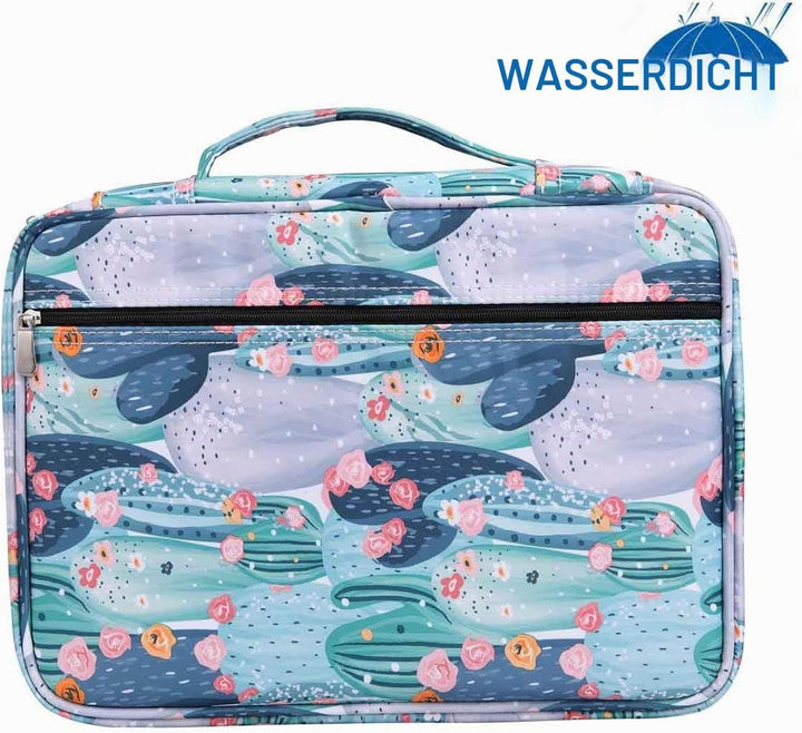 JAKAGO Grosse Federmäppchen XXL mit 220 Schlitze Stifte Aufbewahrung, Wasserdichtes Stiftetasche für