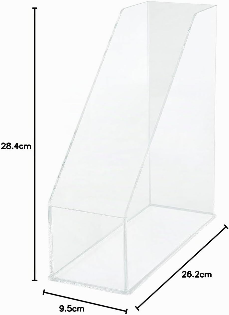 Wedo 601316 Acryl Stehsammler (A4 Cristallic) glasklar, Stehsammler