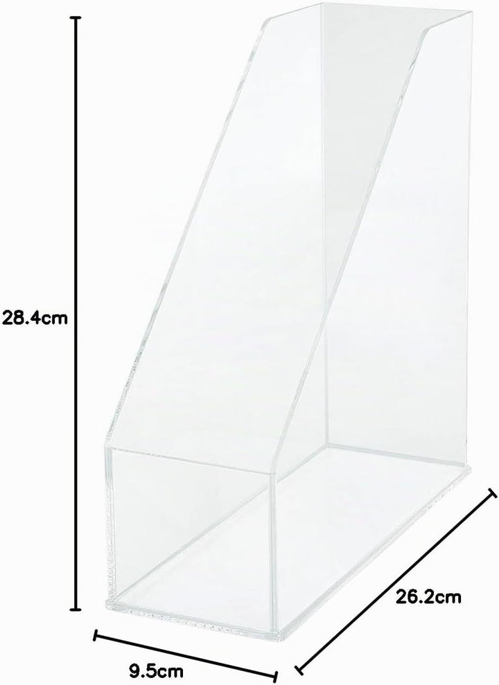 Wedo 601316 Acryl Stehsammler (A4 Cristallic) glasklar, Stehsammler