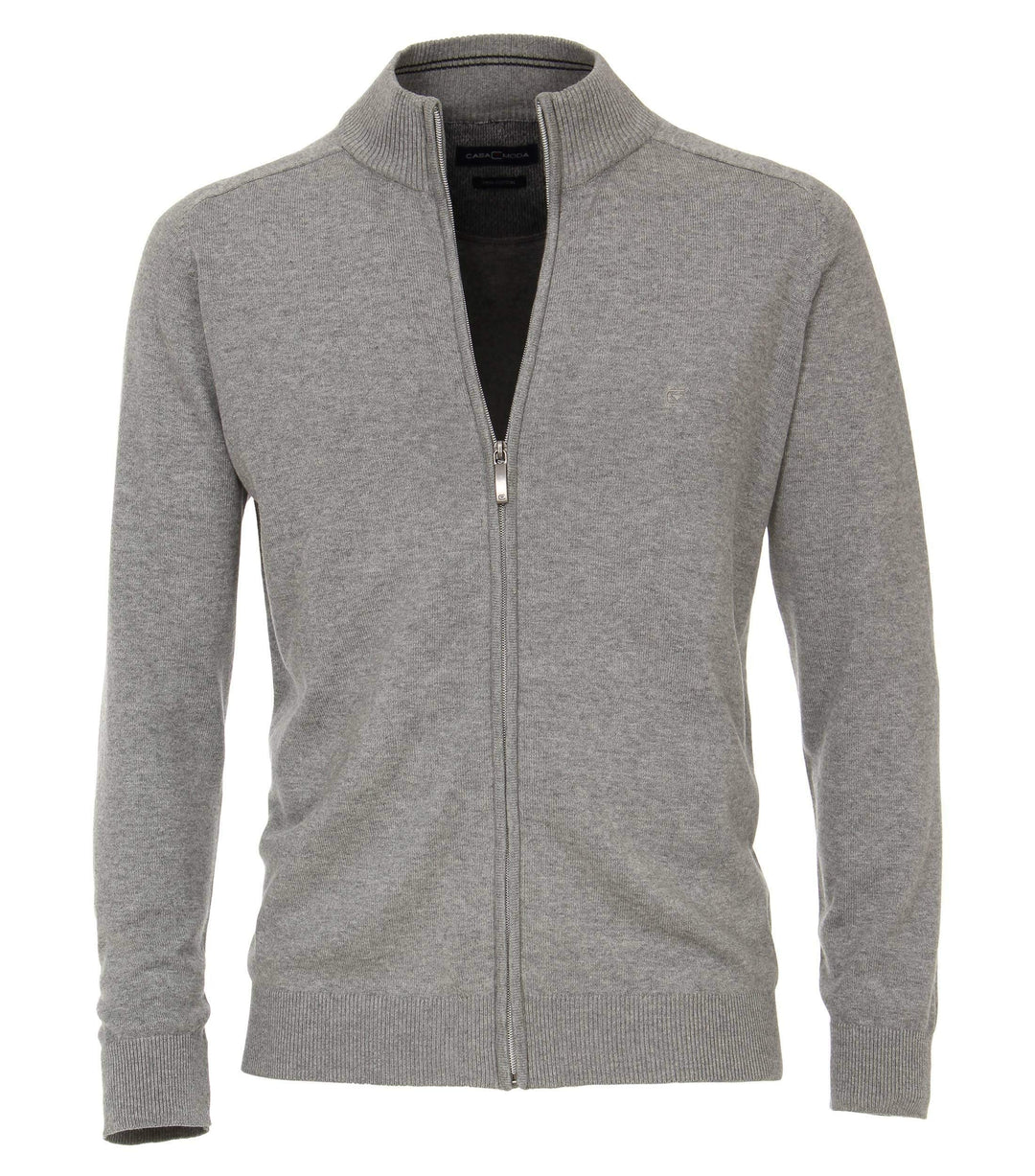 CASAMODA Strickjacke Uni L Grau, L Grau