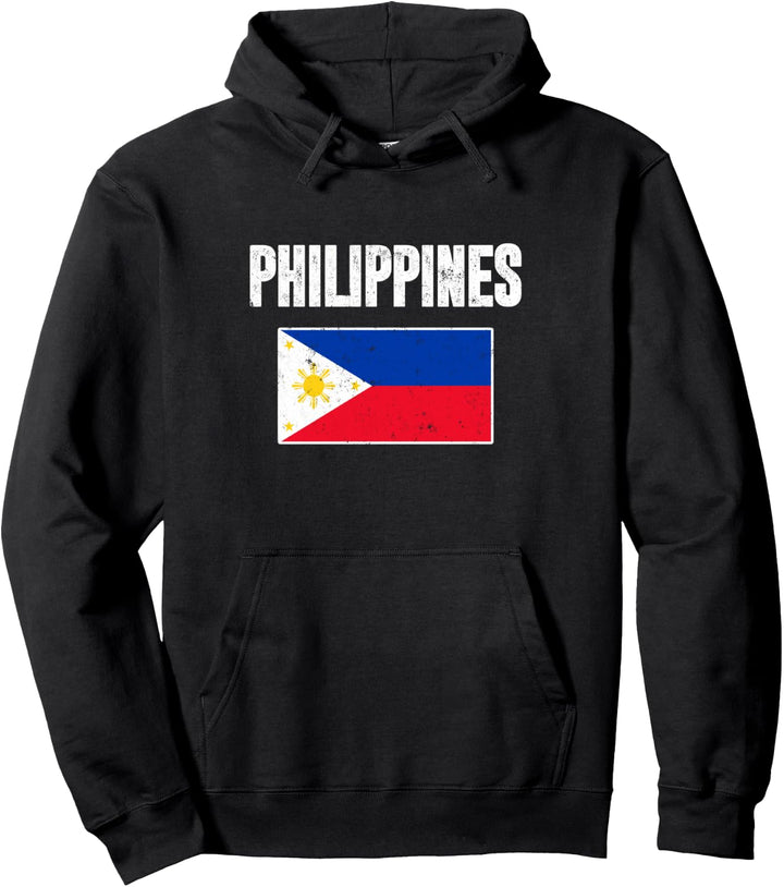 Philippinen Flagge Proud Filipino National Team Pride Pullover Hoodie