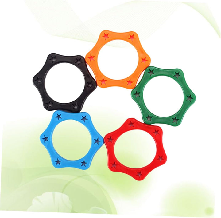 TOYANDONA 5 Stück Rutschfeste Kunststoff Anti Roller Mikrofonringe 35mm ø Für Handmikrofone Stossdäm