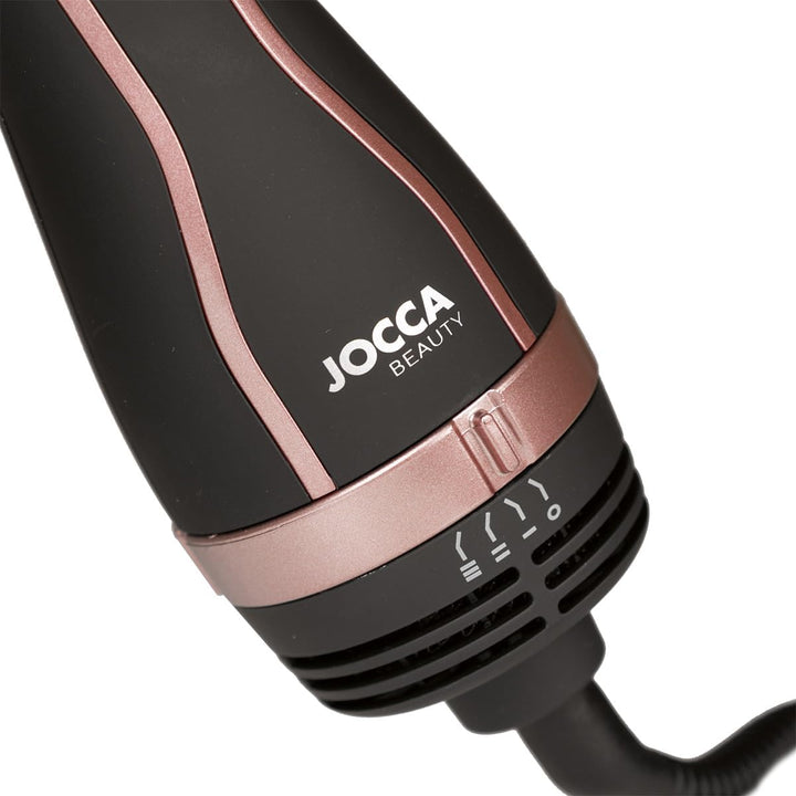 JOCCA – 4-in-1-Haartrocknerbürste | Trockner, Lockenwickler, Glätteisen und Volumengeber | Ovales De