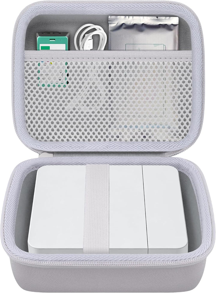Khanka Hülle für Nelko Fotodrucker PP01 Farbe Tragbarer Mini Fotodrucker, Tragetasche mit Netzfach f