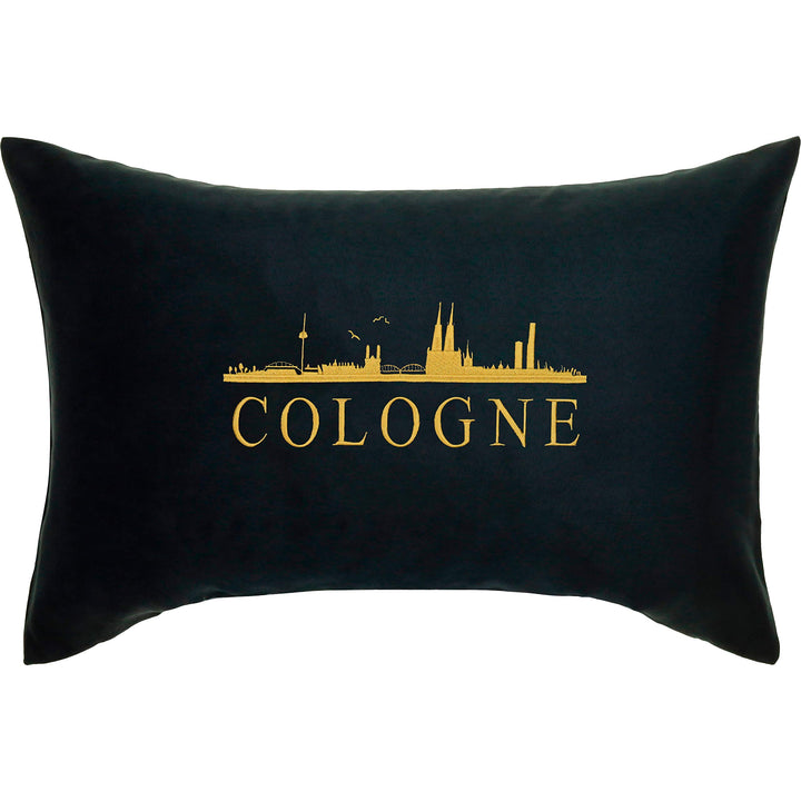 EXPRESS-STICKEREI KÖLN Kissen mit Füllung &amp; Motiv Stadt/City Deutschland Geschenk Souvenir Wohnzimme