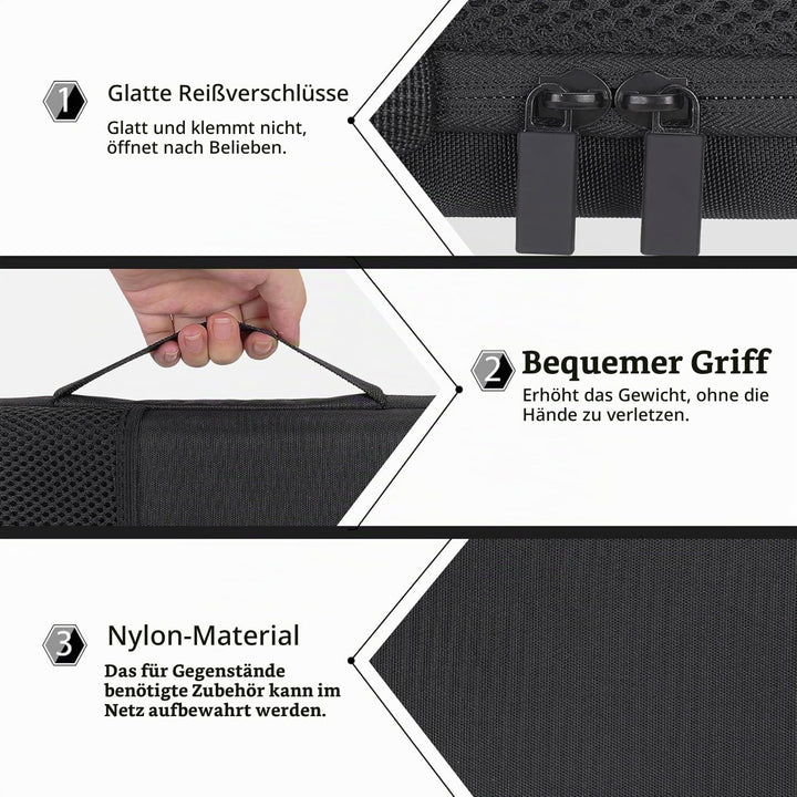 co2CREA Case Harte Reiseschutzhülle Etui Tasche für Logitech Wave Keys MK670 Combo,Tasche kompatibel