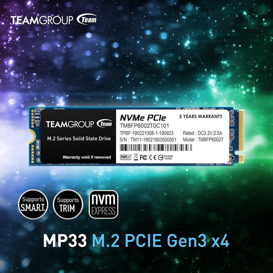 Team Group MP33 M.2 256 GB PCI Express 3.0 3D NAND NVME