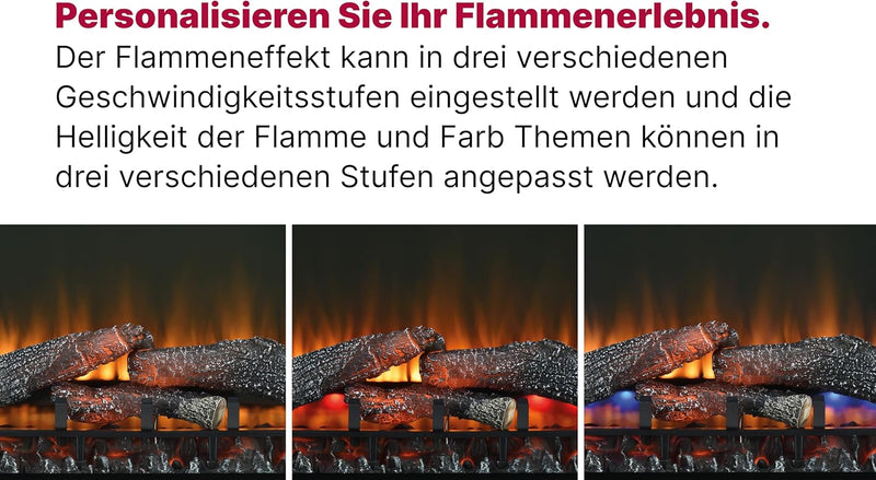 Dimplex 211002 Elektrokamin Einsatz XHD28 Firebox 28" LED-Lichter - Patentierter Optiflame Flammenef