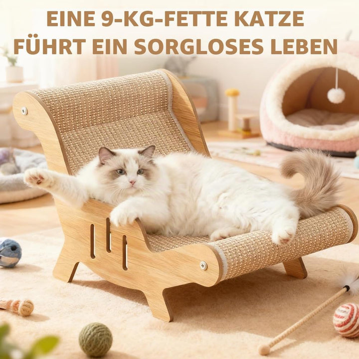 Katzenliege Sisal, Katzen Sisal Liegestuhl, Katzenkratzer Stuhl, Katzen Hängematte-katzen für Katzen