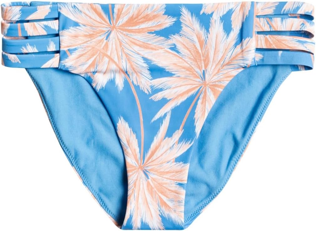 Roxy Damen Love The Rocker Bikini-Unterteile (1er Pack) XS Azure Blue Palm Island, XS Azure Blue Pal