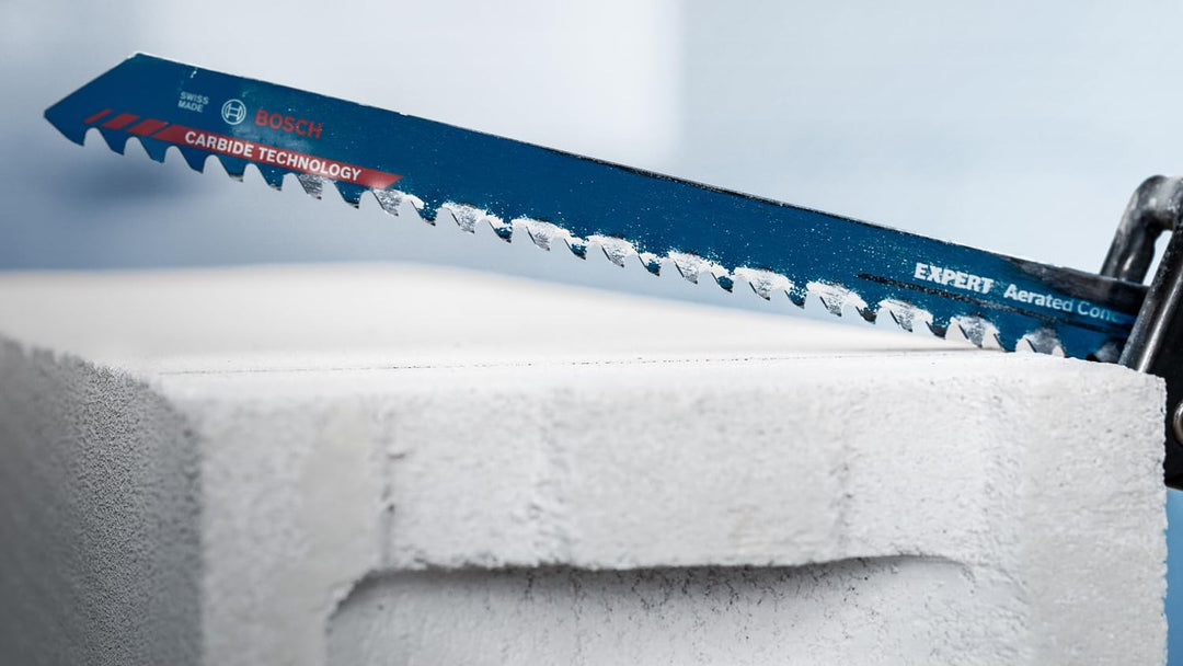 Bosch Professional 10x Expert ‘Aerated Concrete’ S 1241 HM Säbelsägeblatt (für Porenbeton, Länge 300