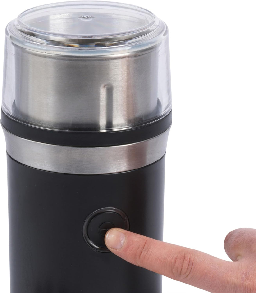 Progress EK6135PVDE Kaffee- und Gewürzmühle – Elektrische Kaffeebohnenmühle, One-Touch-Bedienung, Ed