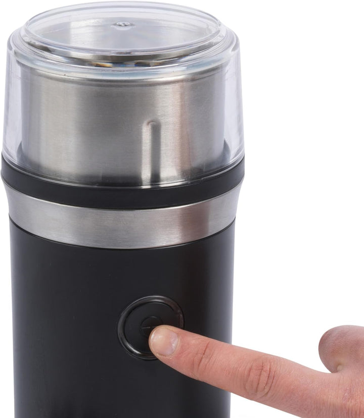 Progress EK6135PVDE Kaffee- und Gewürzmühle – Elektrische Kaffeebohnenmühle, One-Touch-Bedienung, Ed