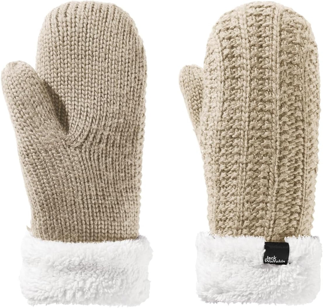 Jack Wolfskin Damen HIGHLOFT Knit Mitten W Handschuh, Night Blue, S anis S, anis S