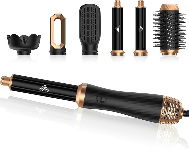 Airstyler Hair Styler Set 6 In 1 Haarstyler Mit Rundbürstenföhn Haarstyler Warmluftbürste föhn diffu