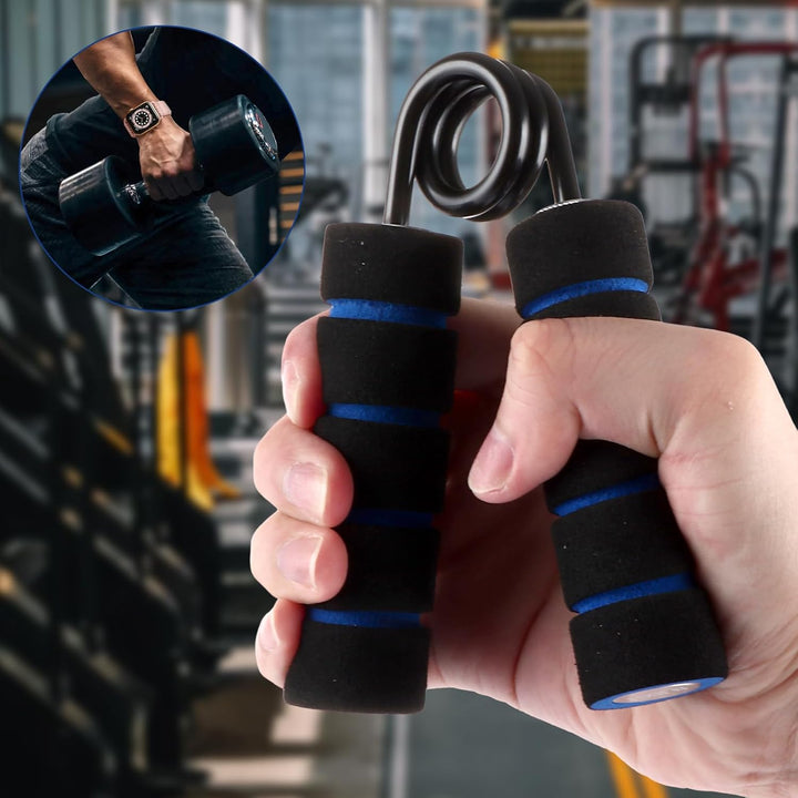 JMIATRY 6 Stück Handtrainer Fingertrainer, Griffkraft Trainer, 100-350LB Metall Grip Trainer für Mus