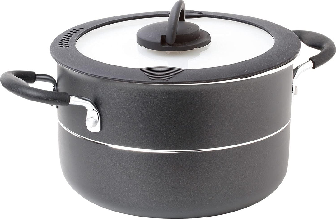 BRUNNER Unisex – Erwachsene Camping Zubehör Alu-Topfset Pirate Vacublock 9-TLG, Multicolor, Einheits