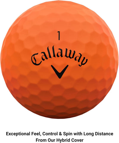 Callaway Supersoft Golfbälle 2023 Orange, Orange