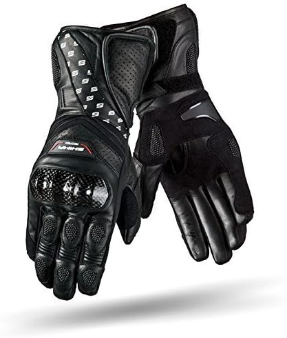Shima PROSPEED Herren Motorradhandschuhe Superfabric Sport Sommer Leder ( S-XXL, Schwarz ), XXL, XXL