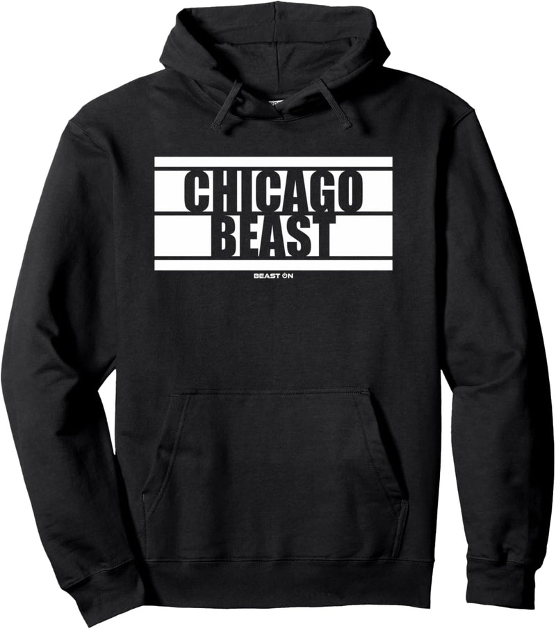 Chicago Beast Athlet Bodybuilding Gains Gym Fitness Training Pullover Hoodie