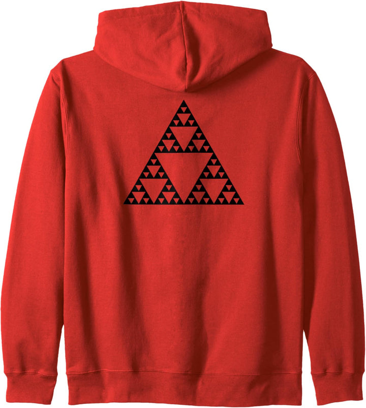 Mathematik Sierpinski Dreieck Fraktale Geometrie Unendlich Kapuzenjacke