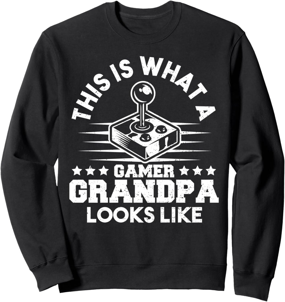 Opa: This Is What A Gamer Grandpa Looks Like - Zocken Sweatshirt