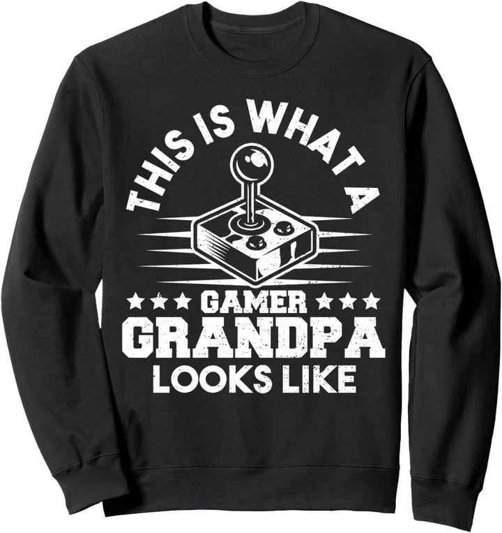 Opa: This Is What A Gamer Grandpa Looks Like - Zocken Sweatshirt