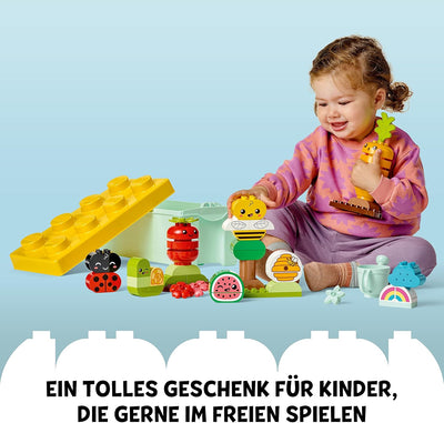 LEGO 10984 DUPLO My First Biogarten Bausteine-Box, Lernspielzeug für Kleinkinder ab 1,5 Jahren, mit