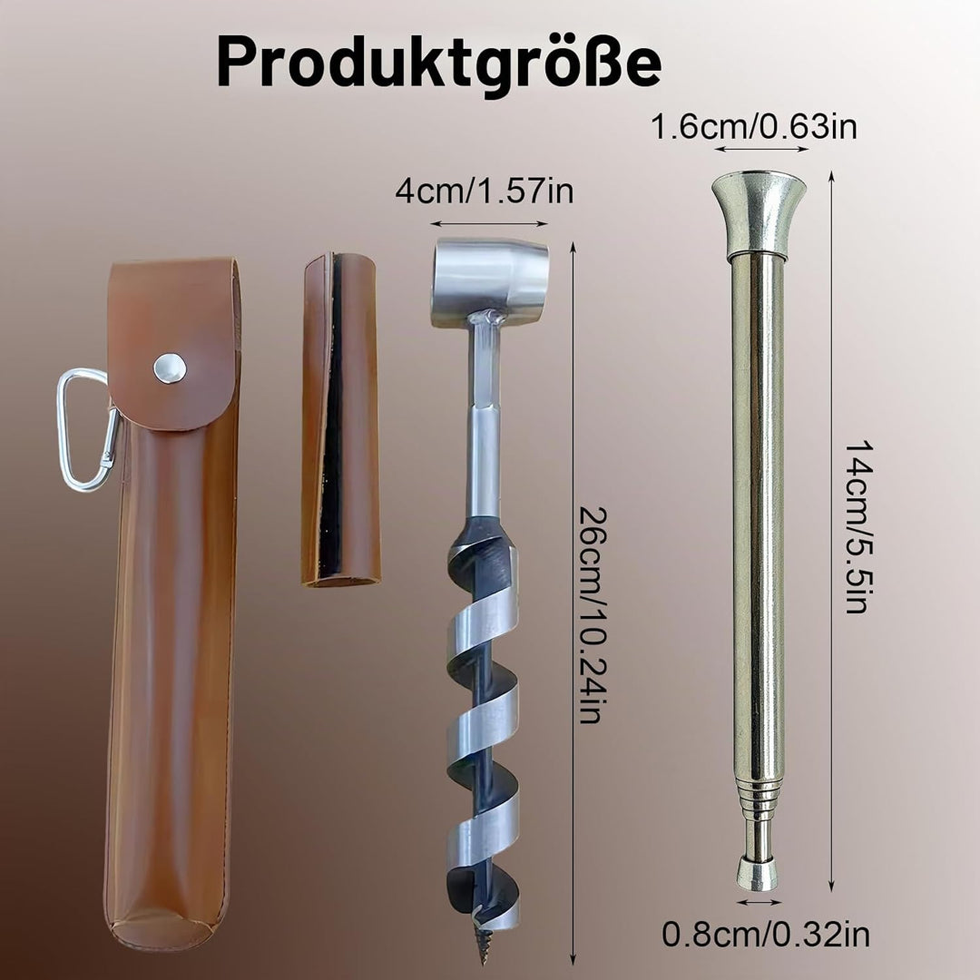 Bushcrafts Hand Auger, Handbohrer Bushcraft, Holzbearbeitung Handbohrer, Schlangenbohrer Bushcraft M