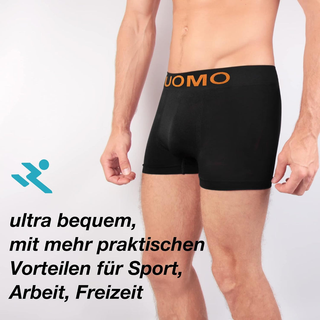 L&amp;K 10er Pack Herren Retroshorts Boxershorts Men Mikrofaser in 10 verschiedenen Modelle 1209 M-L 121