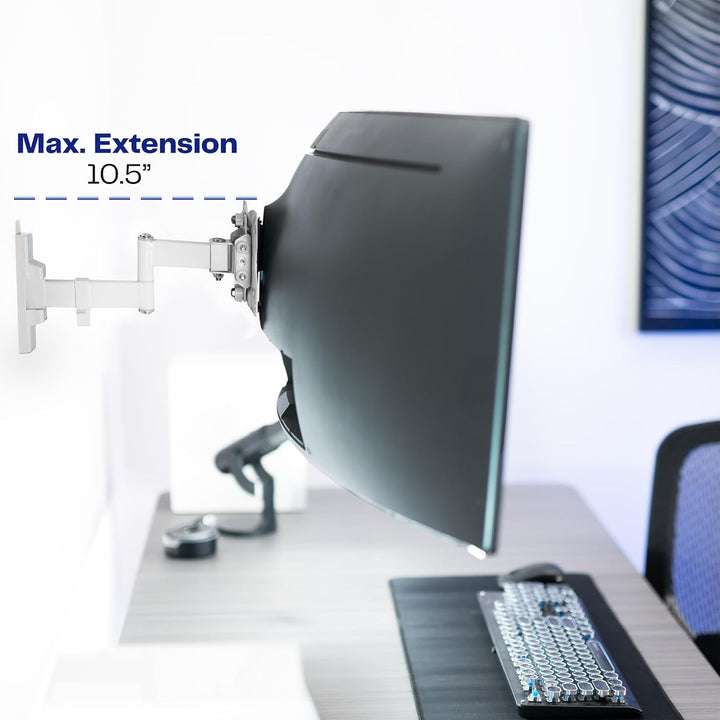 VIVO Mount-VW01MW Wandhalterung für LCD-/LED-Fernseher und Computer-Monitor-Bildschirme, neig- und s