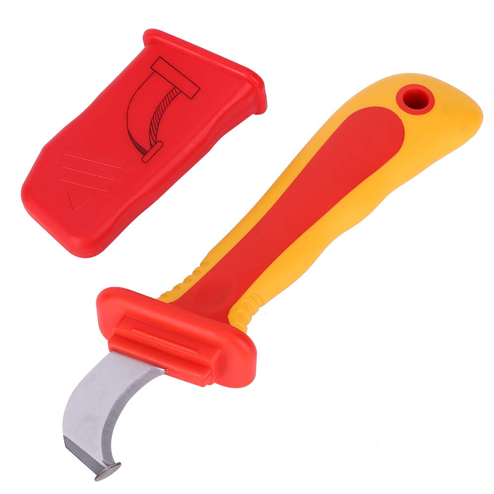 Elektriker Kabelmesser, 1000 V Isolierung Elektrikermesser, Griffe Abisolierzange mit Antimagnetisch