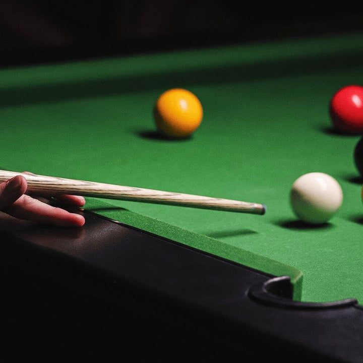 1set 9ft Billard Pool Tischdecke Kissen Streifen Snooker Tuch Filz Premium Billardtisch Abdeckung Sn