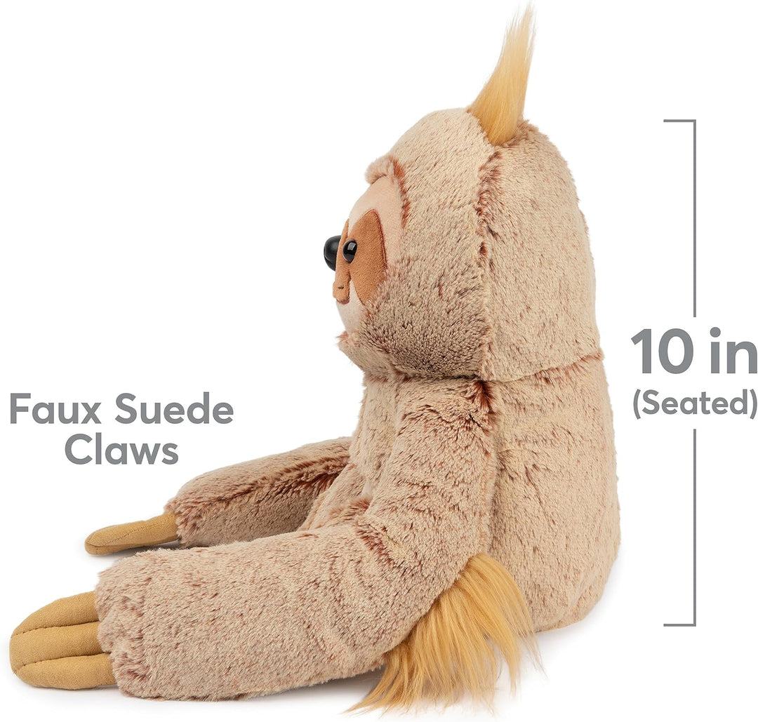 GUND Augie Faultier-Plüsch, Premium-Stofftier ab 1 Jahren, Hellbraun/Kupfer, 38,1 cm Faultier, 38,1