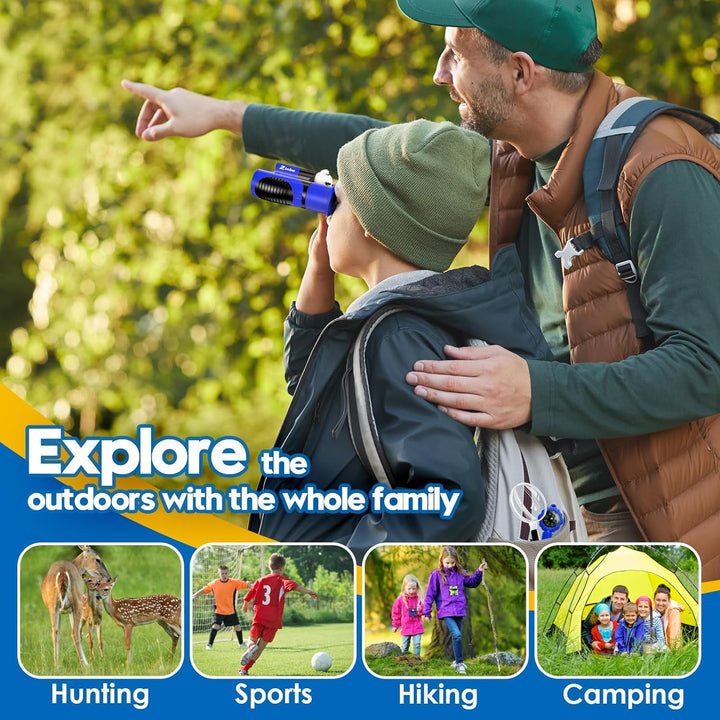 Fernglas für Kinder, Spielzeug für 3–12 Jahre alte Mädchen und Jungen, Vogelbeobachtung, Wandern, 4,