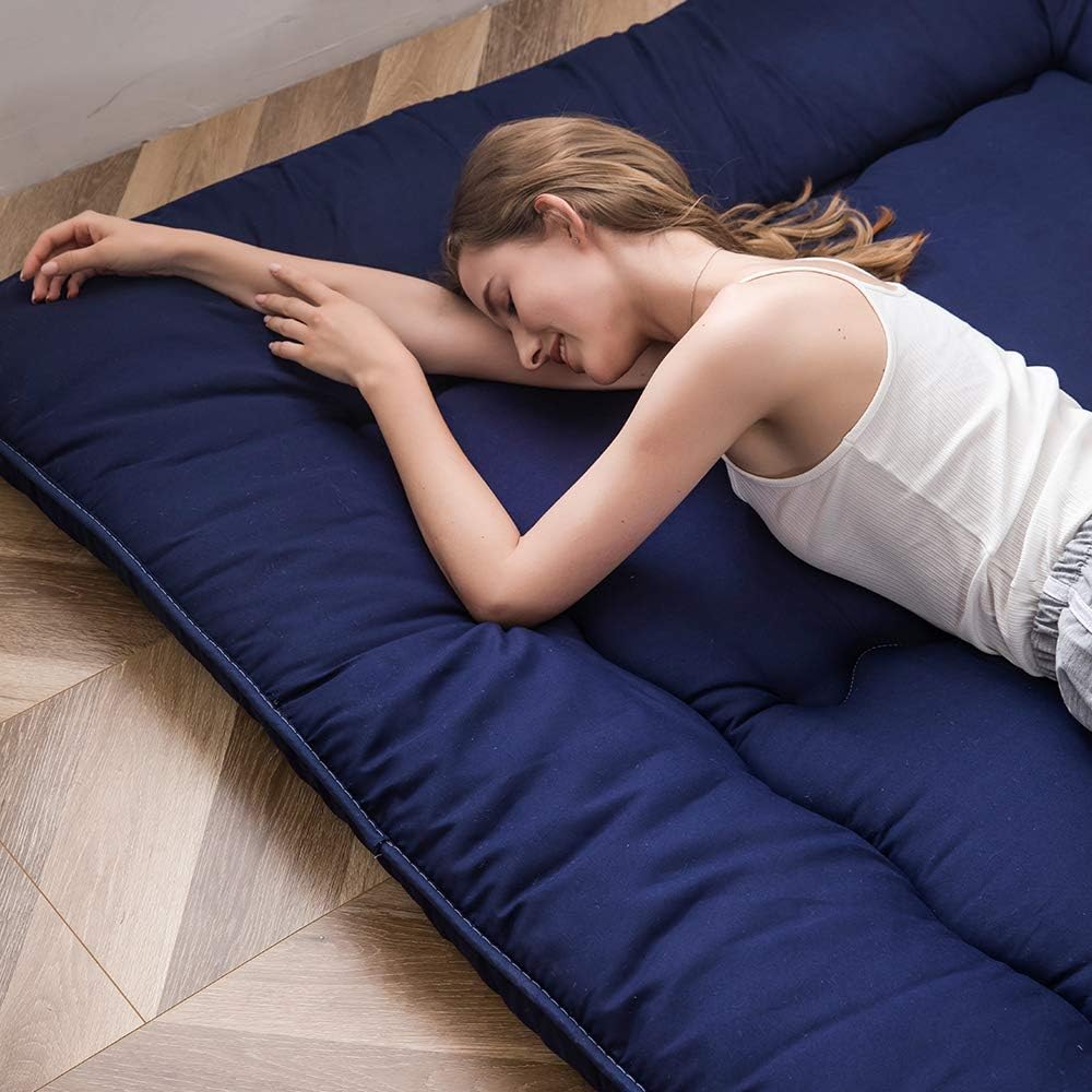 MAXYOYO Klappmatratze Futon Matratze Bodenmatratze Gepolsterte Japanische Tatami Gesteppte Bett, Dic