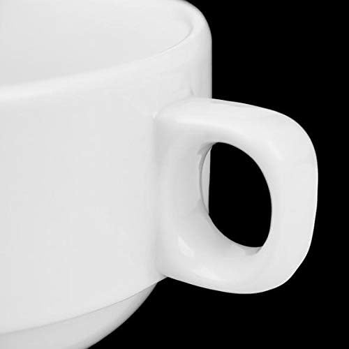Holst Porzellan TC 025 Suppen-Obertasse 0,25 L Catering, weiss, 9.8 x 9.8 x 5.2 cm, 6er Pack Caterin