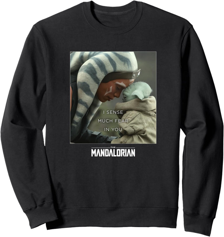 Star Wars: The Mandalorian Ahsoka & The Child I Sense Fear Sweatshirt