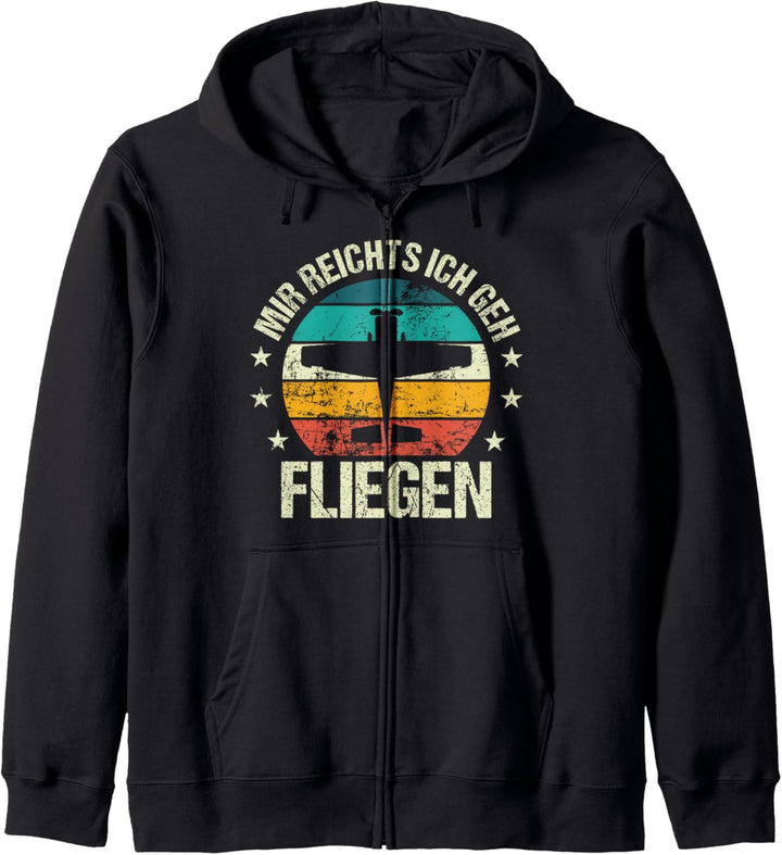 Mir Reichts Ich Geh Fliegen - Flugzeug Pilot Flieger Piloten Kapuzenjacke