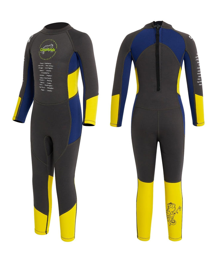 Gogokids Kinder Neoprenanzüge Jungen Thermische Badeanzüge, 2.5mm Neopren Taucheranzug Rash Guard Ei