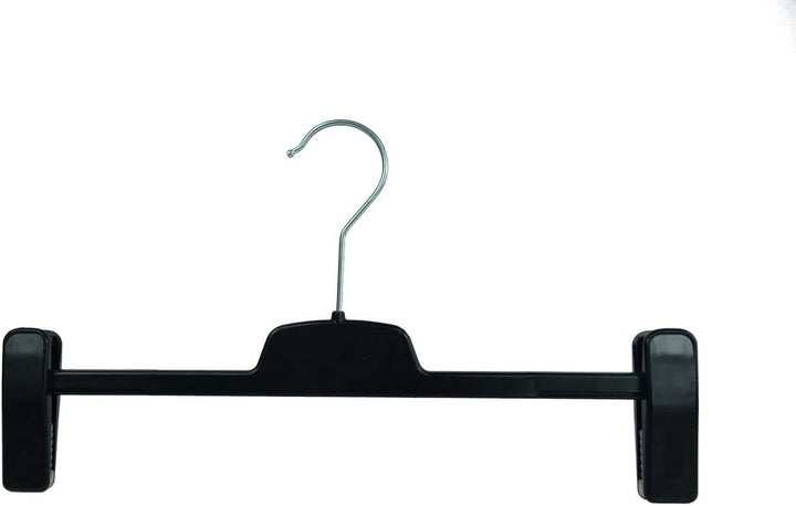 Hosenbügel CL Hosenspanner 10 Stück Kleiderbügel Kunststoff 40 cm | rutschfeste gummierte und verste