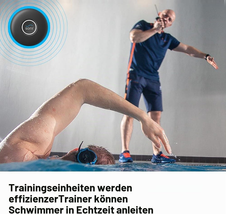 SONR Swim Coach Communicator, wasserdicht, Unterwasser-Kommunikator, Schwimmen, Trainer Geschenke, K