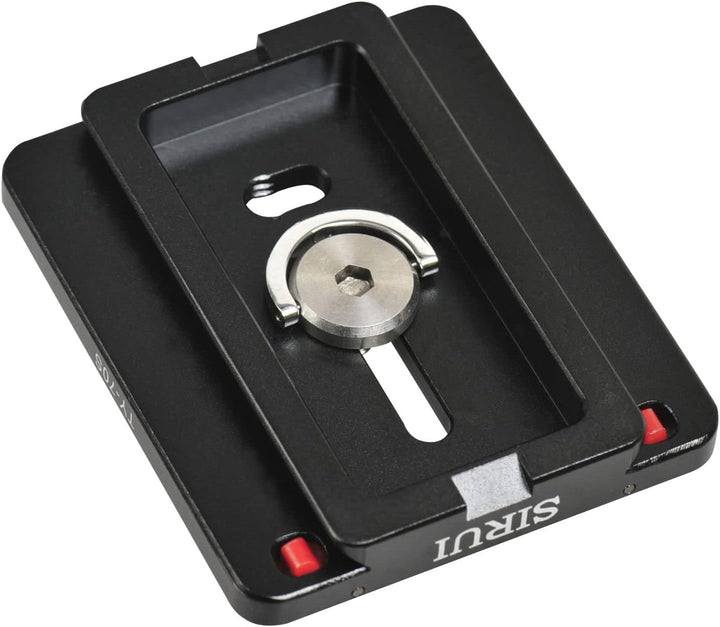 SIRUI TY-70-2 Schnellwechselplatte (Alu, 1/4", 60x70mm, 60.3g, Sliding Stopper, für SIRUI und Arca-S