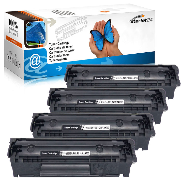 4X Toner ersetzt HP Laserjet Q2612a 12A M1005MFP M1319F MFP 1010 1012 1015 1018 1020 1022 3015 3020